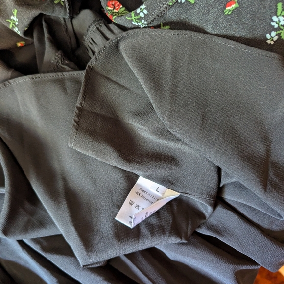 Dainty 🌹 Floral milkmaid Dress Spring Summer Fall Festival Country M/L - Picture 5 of 5